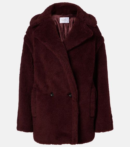 Olga apaca, wool and silk peacoat