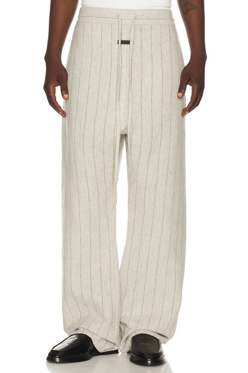 Fear of God Baseball Flared Pants in Light Beigeblack - Cream. M also in L, XL/1X