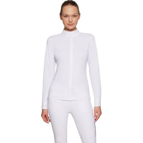 Women's riding hoodie Samshield Juliane Spring Flower