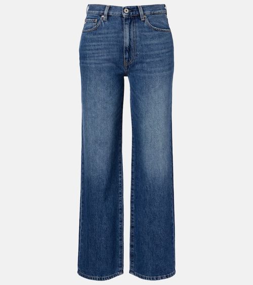 Kora high-rise wide-leg jeans