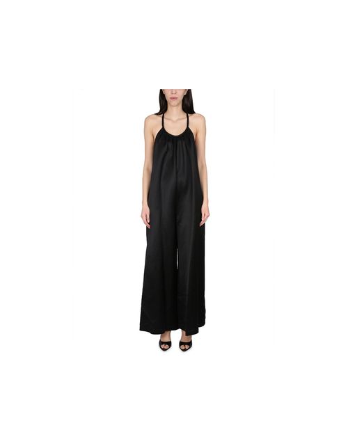 Robes & Combinaisons Wide Satin Jumpsuit