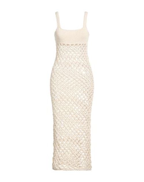 Woman Maxi dress Ivory Size S Tanguis cotton