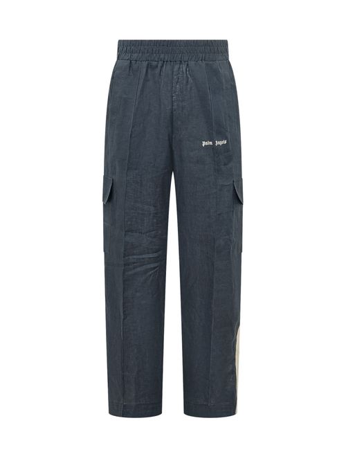Navy Blue Straight Cargos Pants
