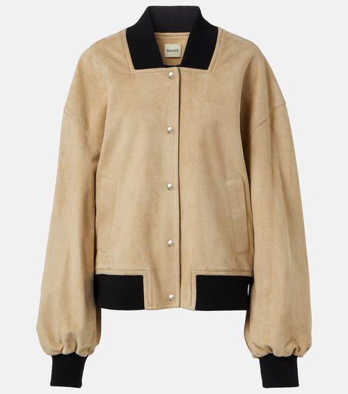 Spence suede bomber jacket