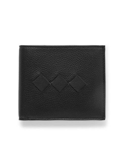 Intrecciato Full-Grain Leather Bifold Wallet