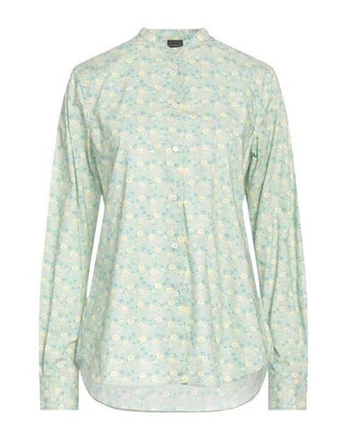 Woman Shirt Light green Size 8 Cotton