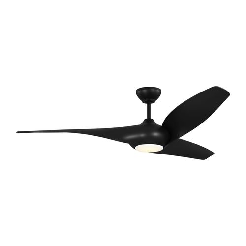 Midnight Black 60" Ceiling Fan from the Topan Smart 60 LED Collection