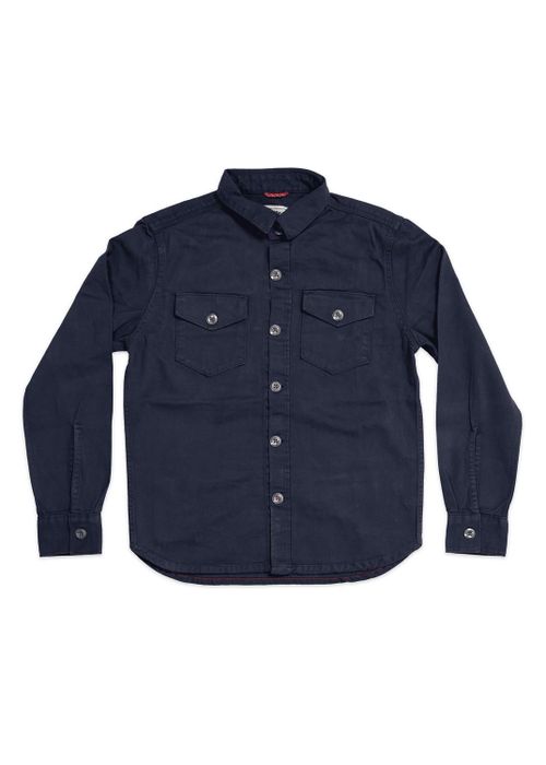 Men's Bull Denim Mission Shirt In Charcoal