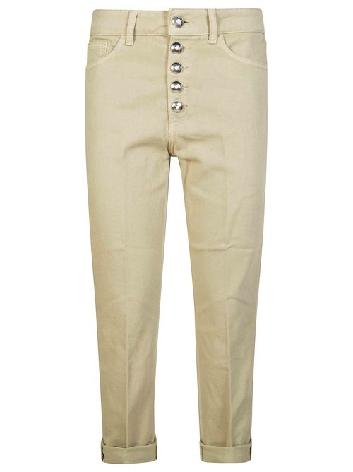 Button-fastening Jeans
