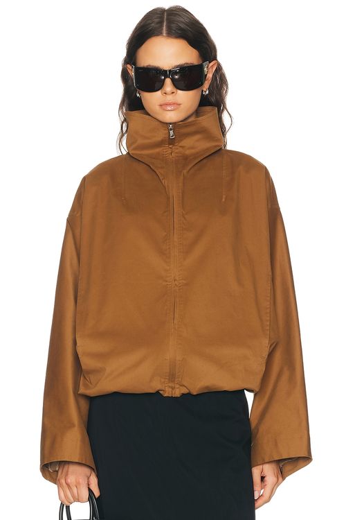 NOUR HAMMOUR Francois Jacket in Brown