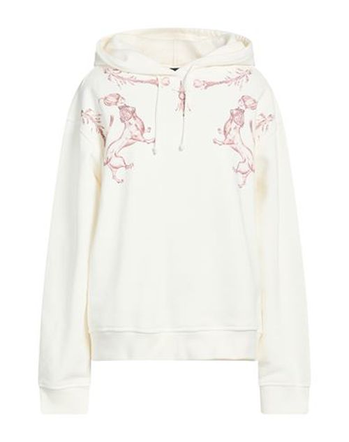 Woman Sweatshirt White Size 8 Cotton