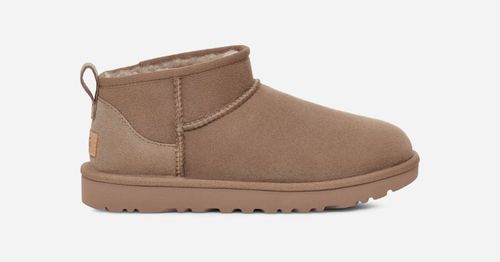 ® Women's Classic Ultra Mini Sheepskin Classic Boots in Caribou