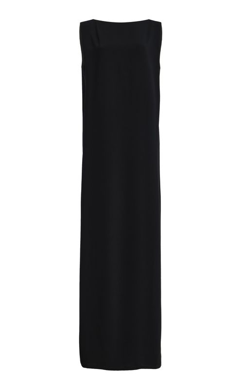 Exclusive Crepe Boat-Neck Gown - Moda Operandi