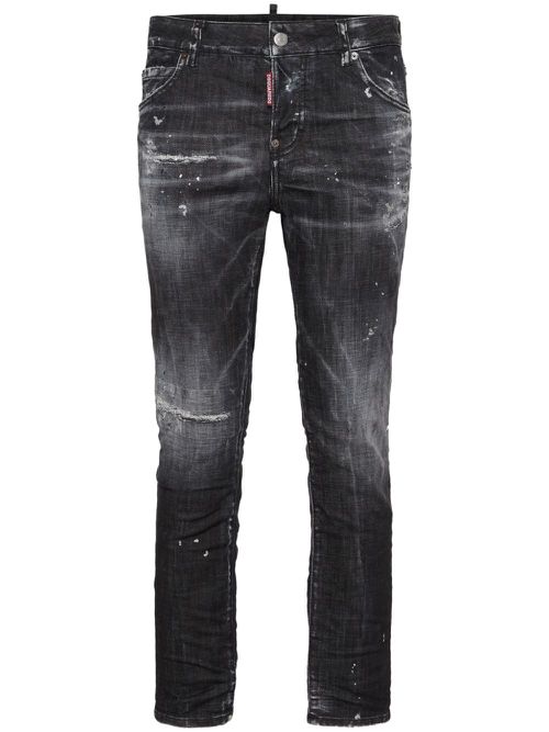 Distressed skinny jeans - Black