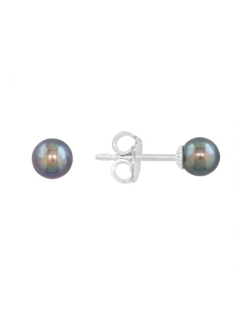 Silver  5mm Pearl Earrings