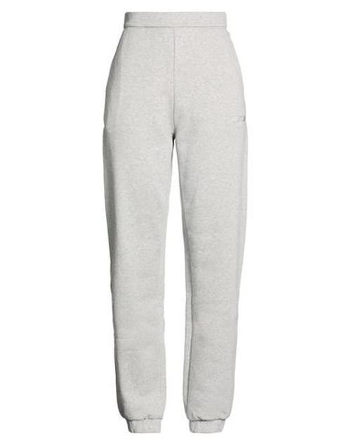 Woman Pants Light grey Size 4 Cotton
