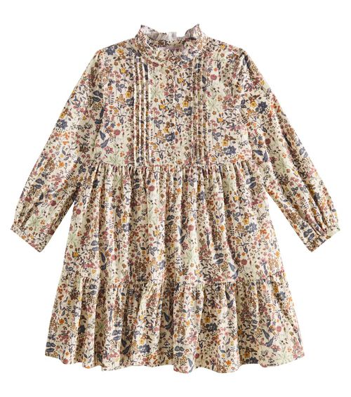 Bonpoint Gwyneth floral cotton corduroy dress