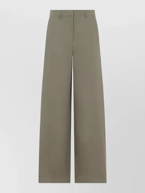 Giorgio Armani - wide leg trousers belt loops detai