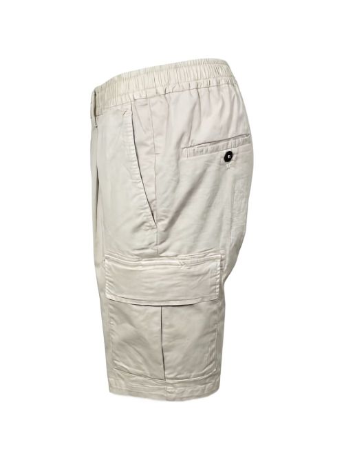 Devore Sand Beige Cotton Short