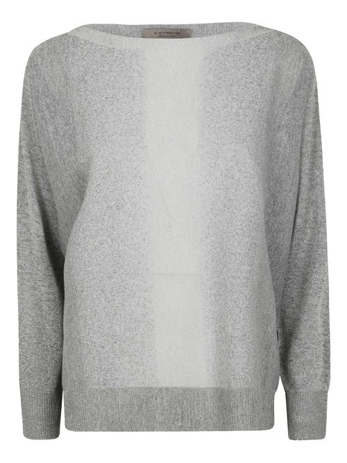 D.Exterior ombré-effect sweater - Grey