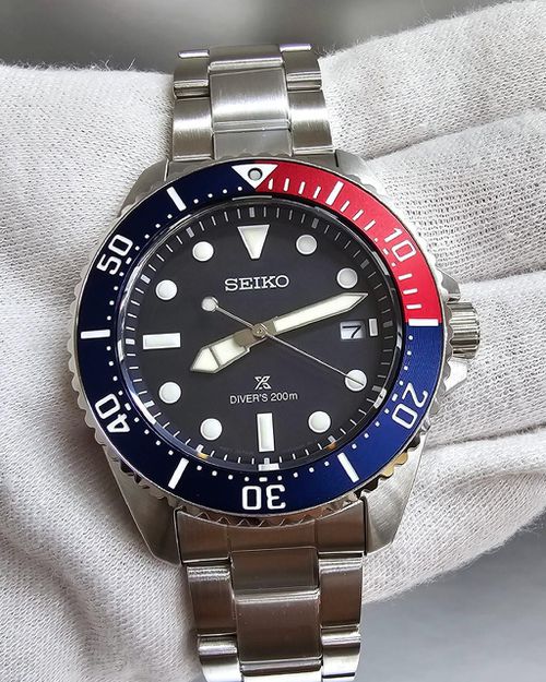 SEIKO Prospex 41 MM Blue Dial Solar Dive Men's Watch SNE595