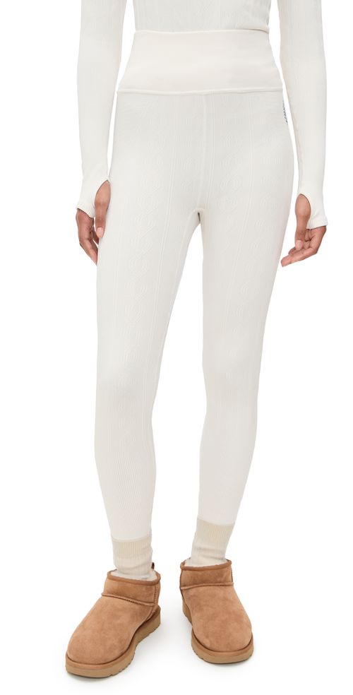 Run Around Seamless Leggings Ivory Combo S