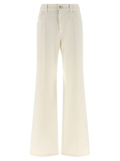 Cotton Relaxed Fit Jeans — White