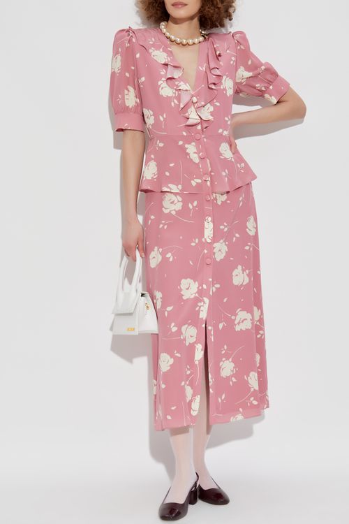 Silk Dress, Women's, Pink