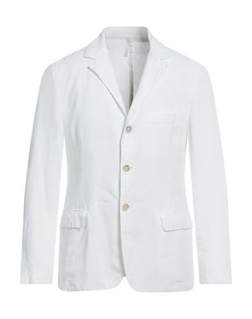 Man Blazer White Size XXL Linen