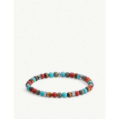Womens red Lucky Charms Sterling-silver and Marble Beaded Bracelet 
