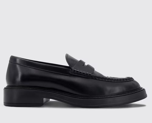 Mocassino Extralight 61k Black Calf Leather Shoe - Men