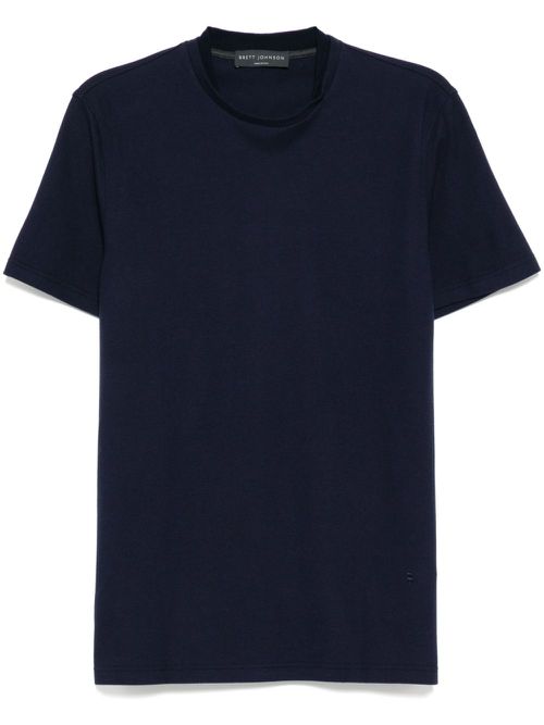 Double-collar T-shirt - Blue