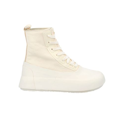Vulcanized hi-top sneakers