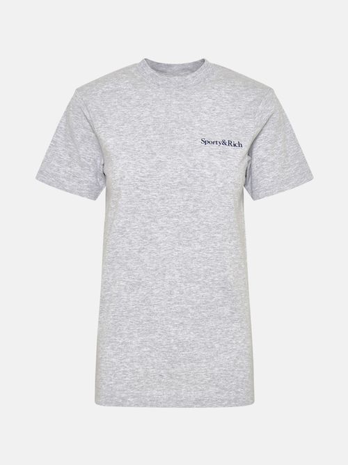 Grey Cotton Motion T-Shirt