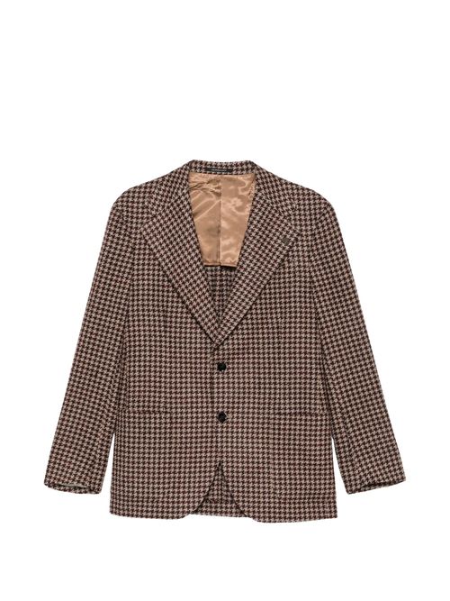 Men's Tailored Wool Blend Jacket with Cupro Lining