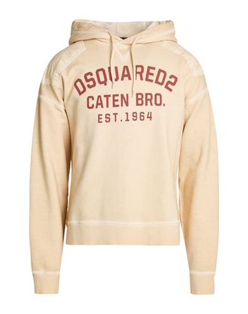 Man Sweatshirt Beige Size M Cotton