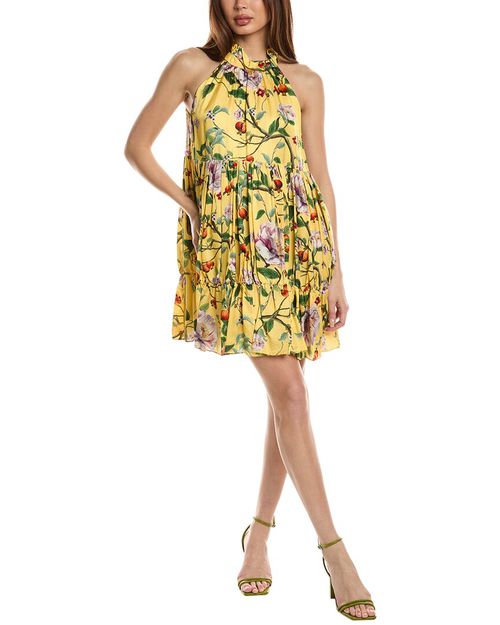 Borgo De Nor Maggie Silk-Blend Mini Dress