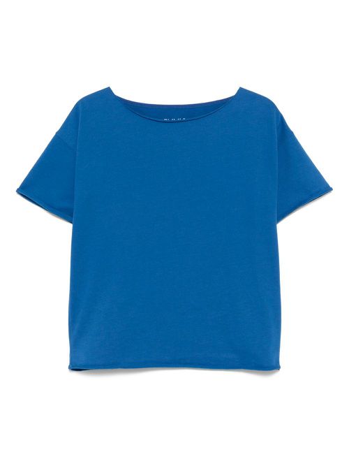 Cotton-blend t-shirt - Blue