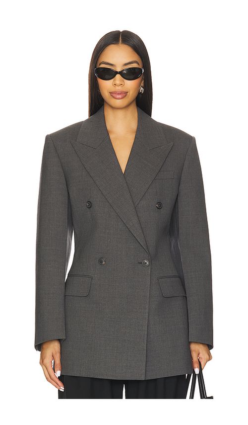 Rohe blazer tipo reloj de arena en color gris 38 también