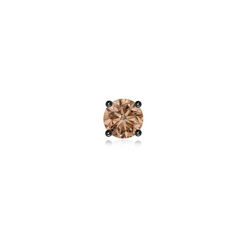 Angara 0.47 CTW Basket-Set Round Coffee Diamond Stud in Platinum