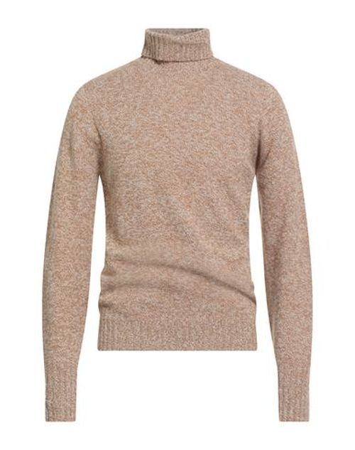Man Turtleneck Sand Size 36 Lambswool