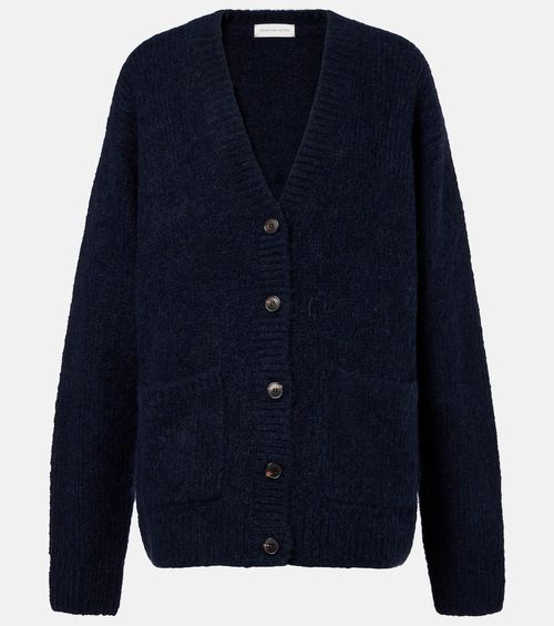 Alpaca and wool-blend cardigan