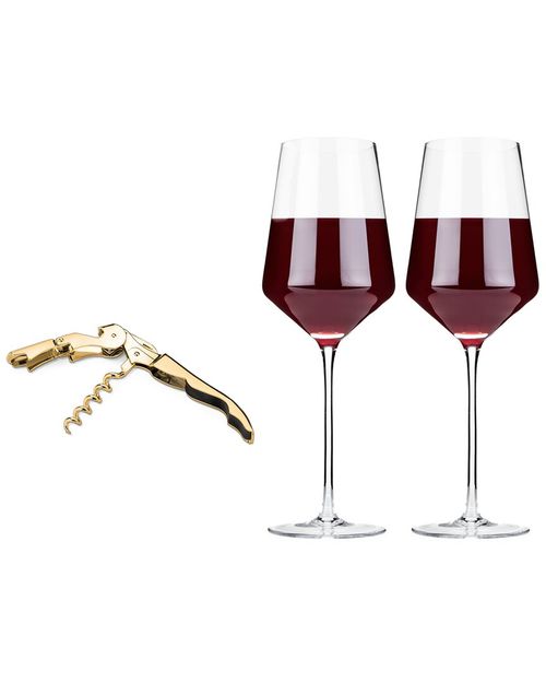 Wine Glass and Corkscrew Gift Box