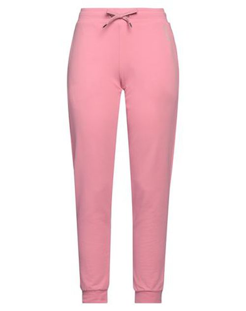 Ea7 Woman Pants Pink Size L Cotton, Elastane