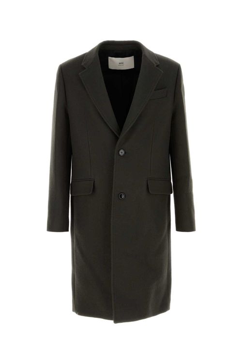 Virgin Wool Coat — Gray