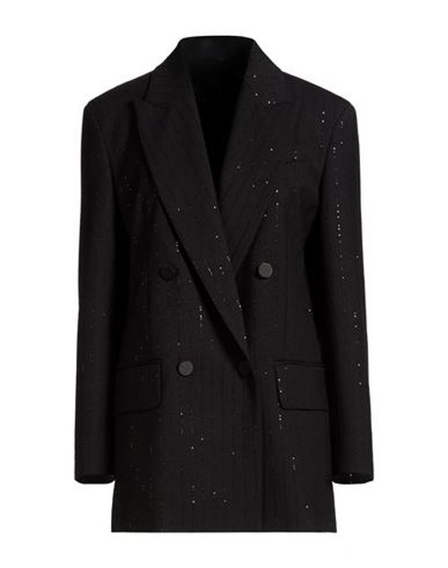 Woman Blazer Black Size 4 Virgin Wool, Polyamide