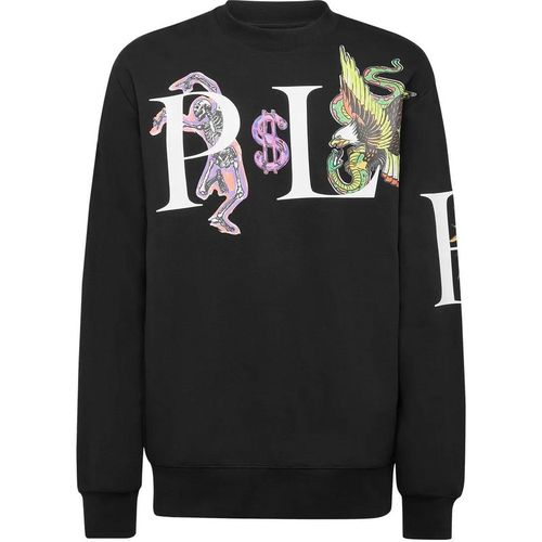 Philipp Plein - Sweatshirt Tattoo - Größe - schwarz