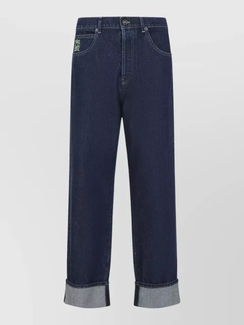 Marni - trousers rolled cuffs belt loops pocket