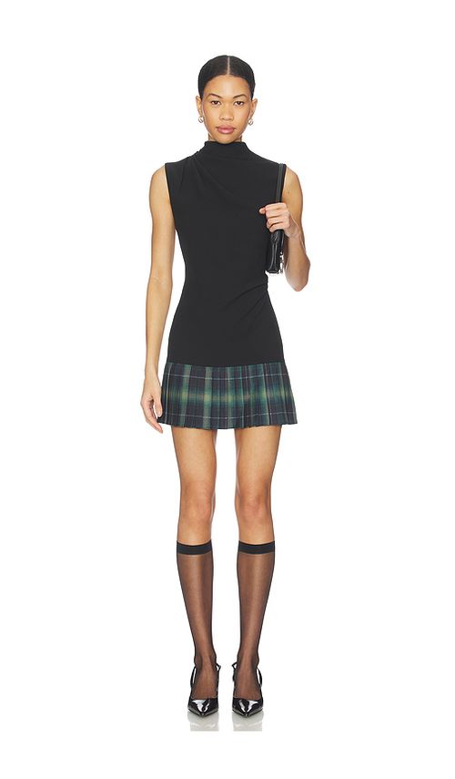 Mimchik Suki Mini Dress in Black,Green. 0. Also
