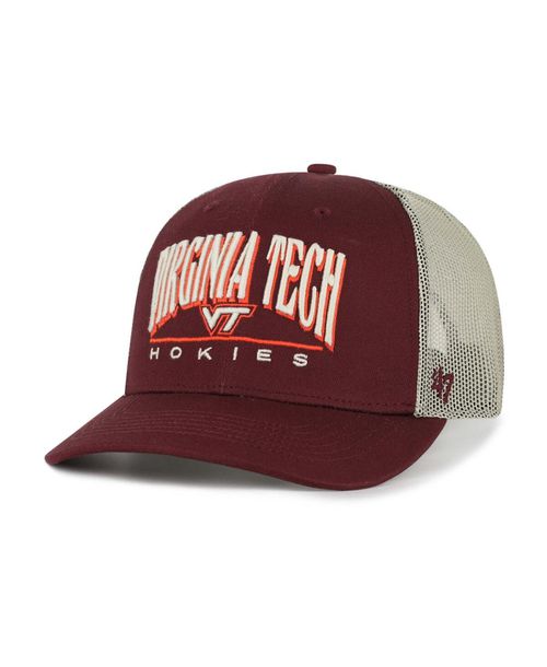 Men's Maroon Virginia Tech Hokies Arid Adjustable Trucker Hat - Maroon